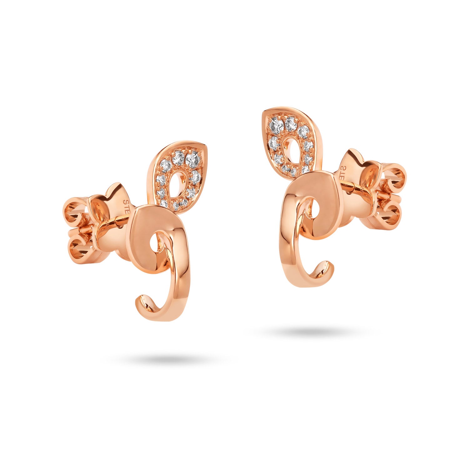 small earrings with diamonds