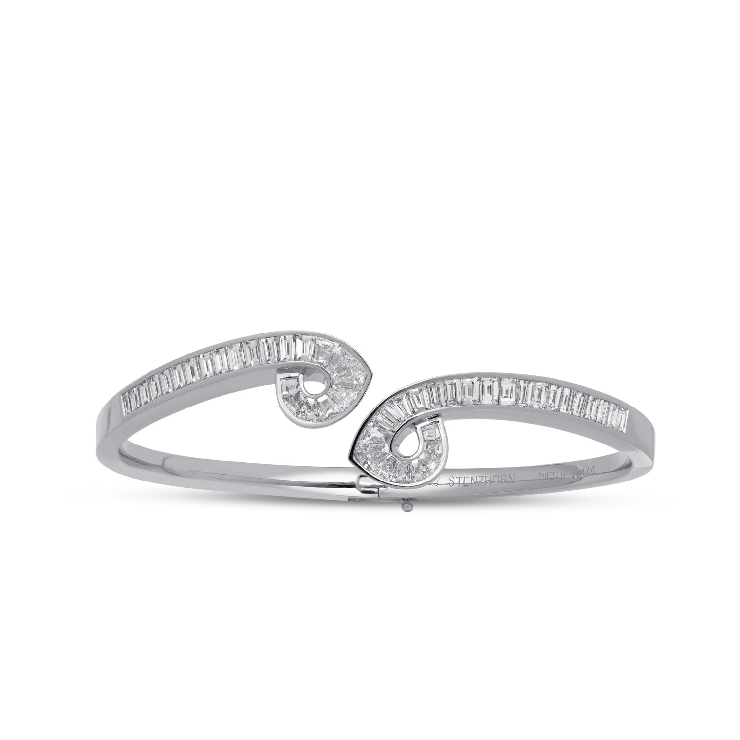 Armreif mit Baguette Diamanten