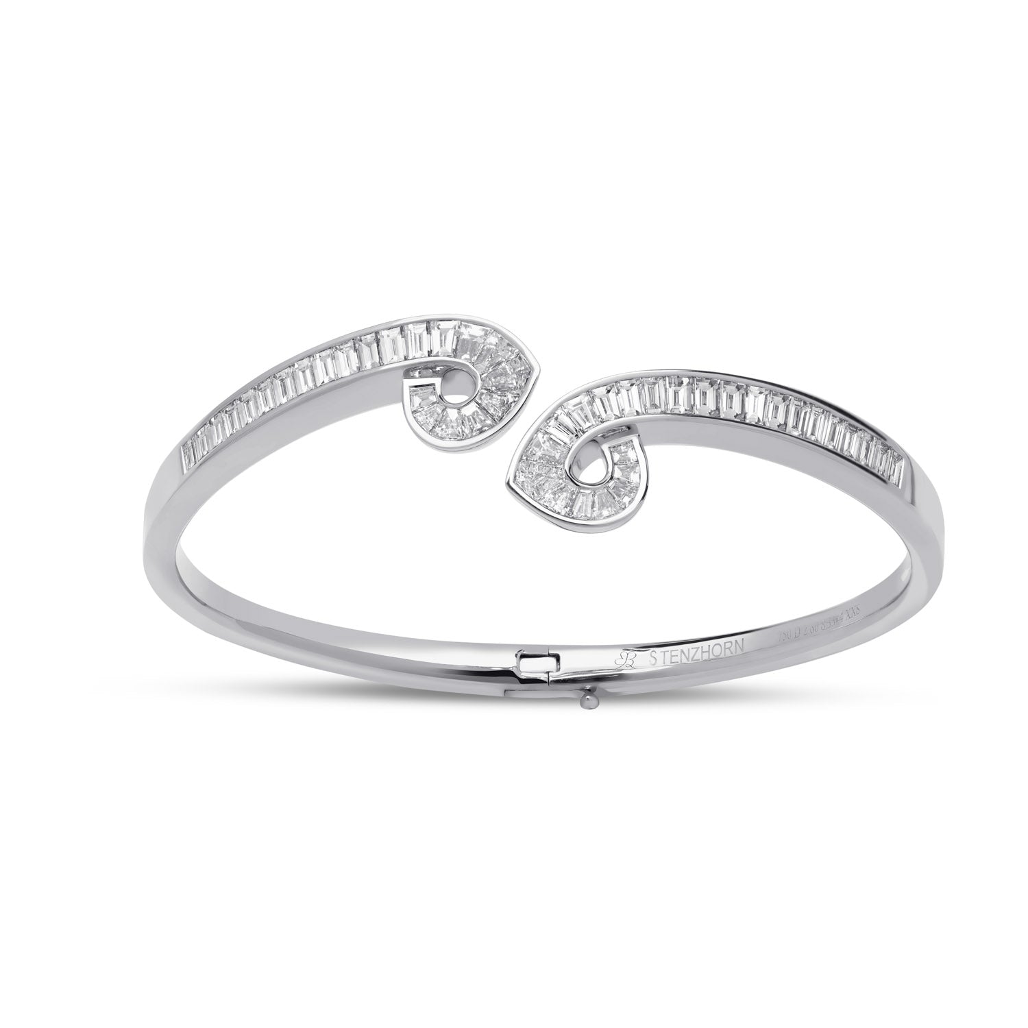 Armreif mit Baguette Diamanten