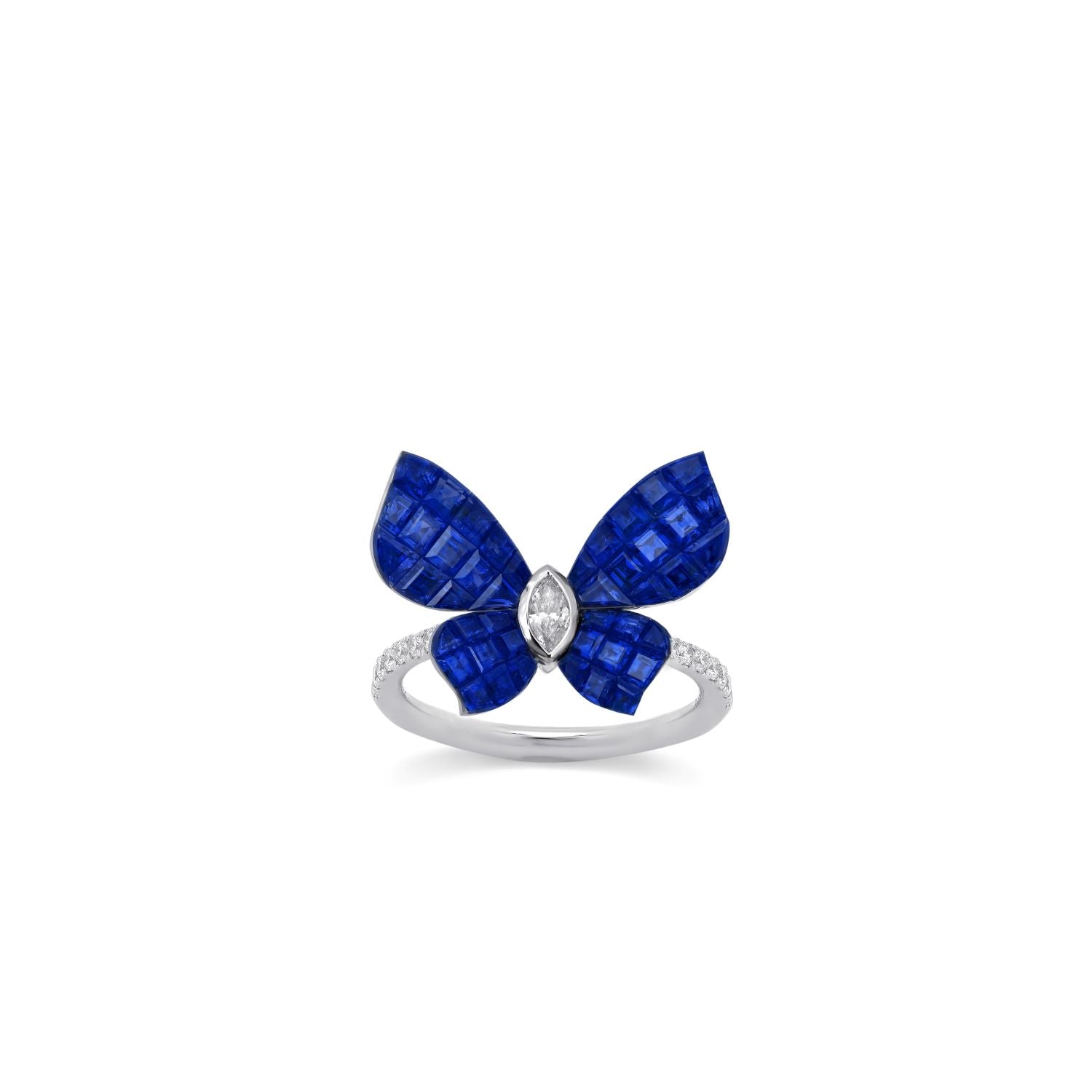 Ring mit blauen Saphiren