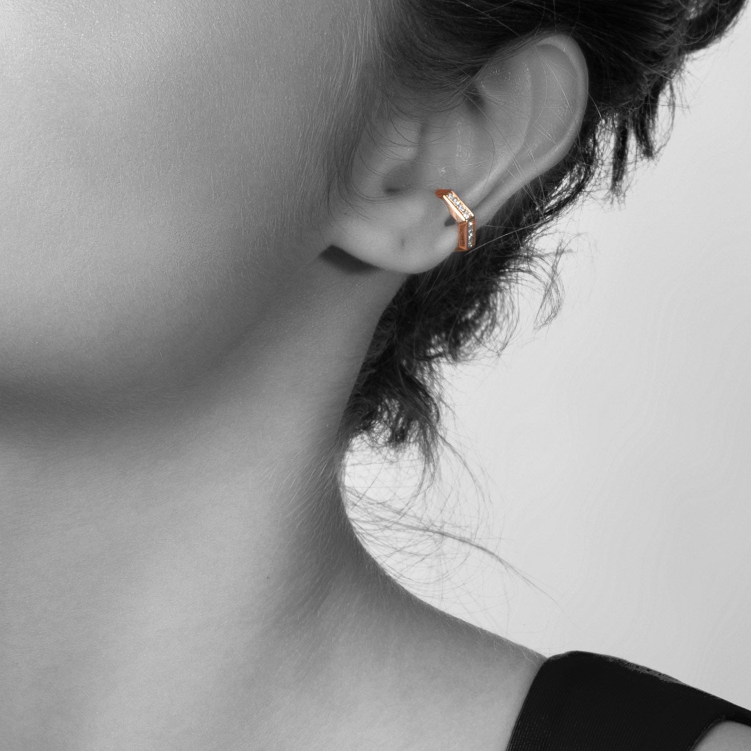Ear Cuff mit Diamanten