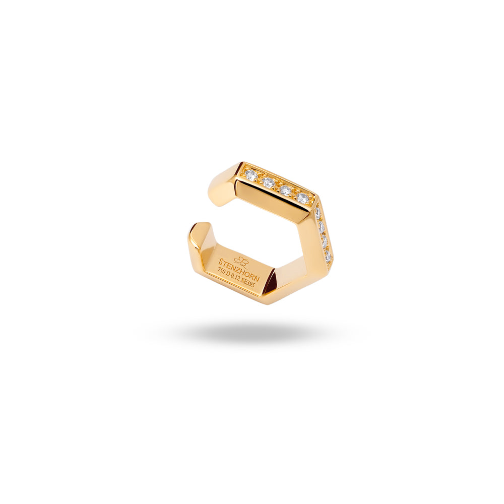 Ear Cuff mit Diamanten
