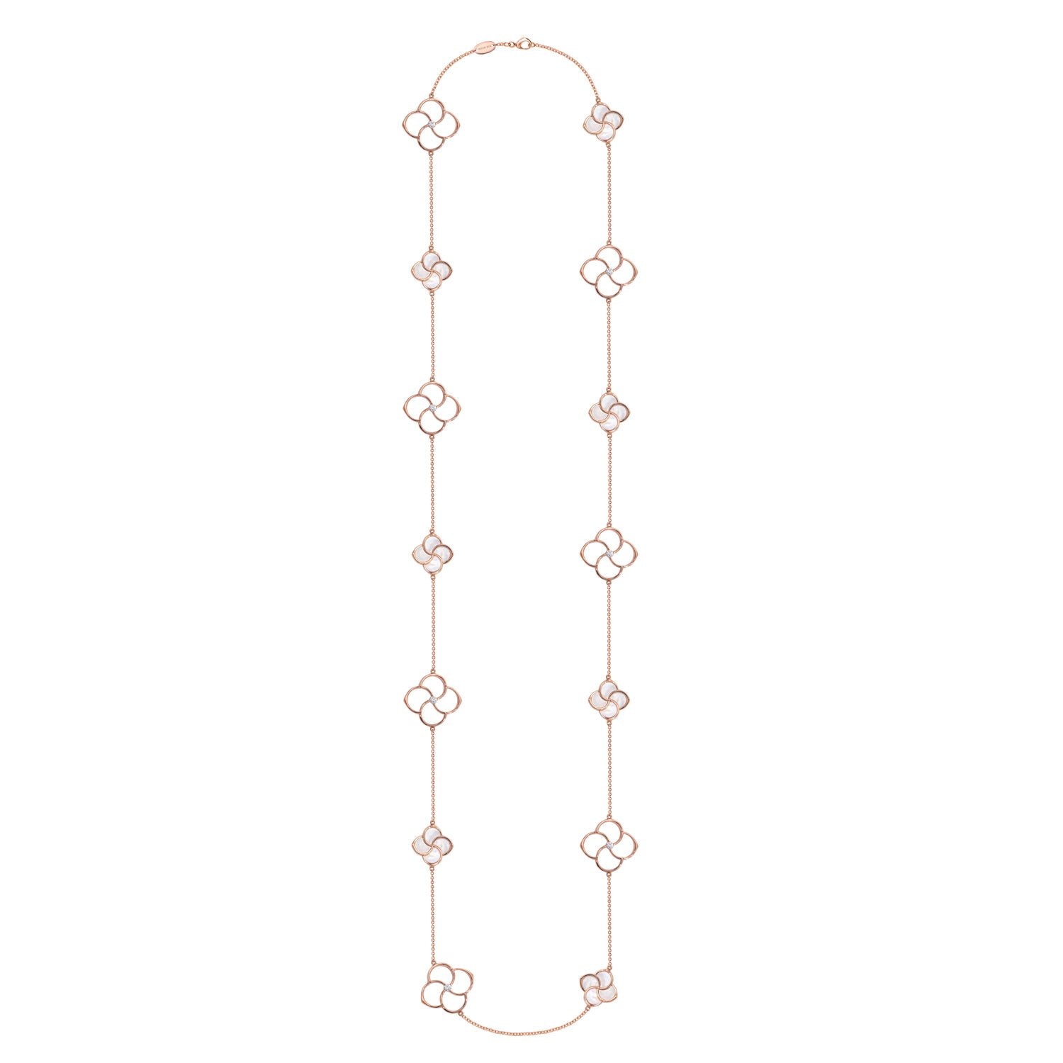 Sautoir Necklace with Diamonds