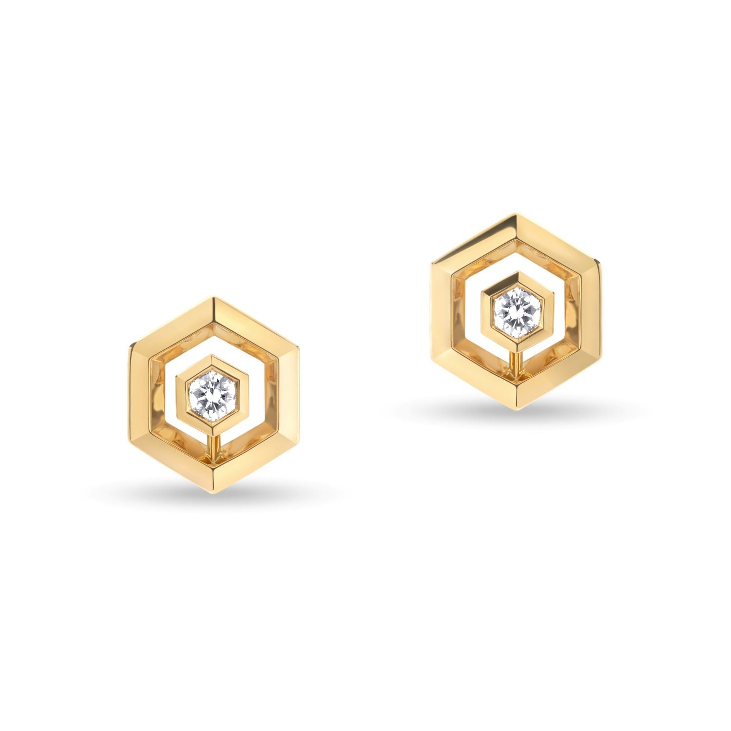 Diamant Halo Ohrringe