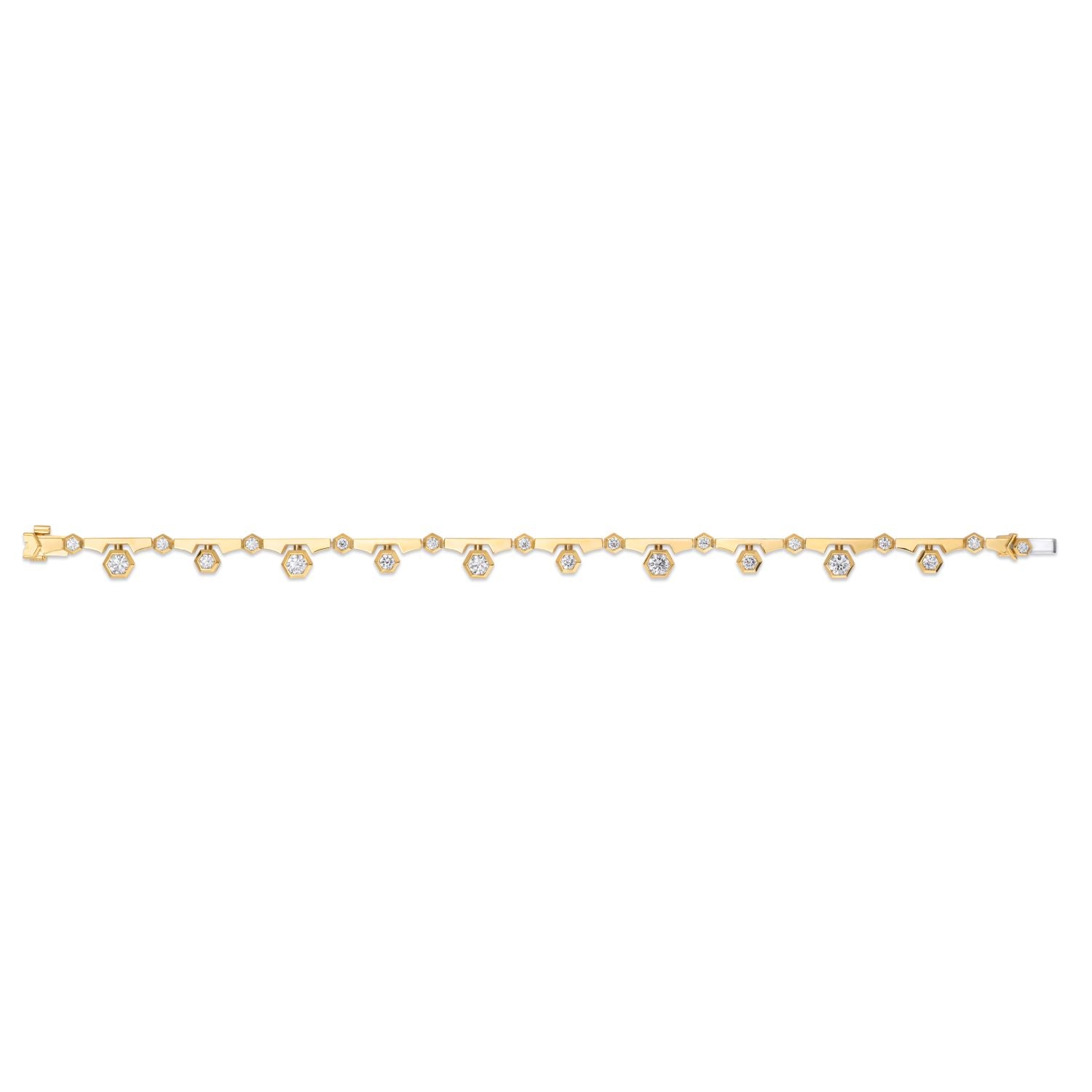 Stern-Armband mit Diamanten