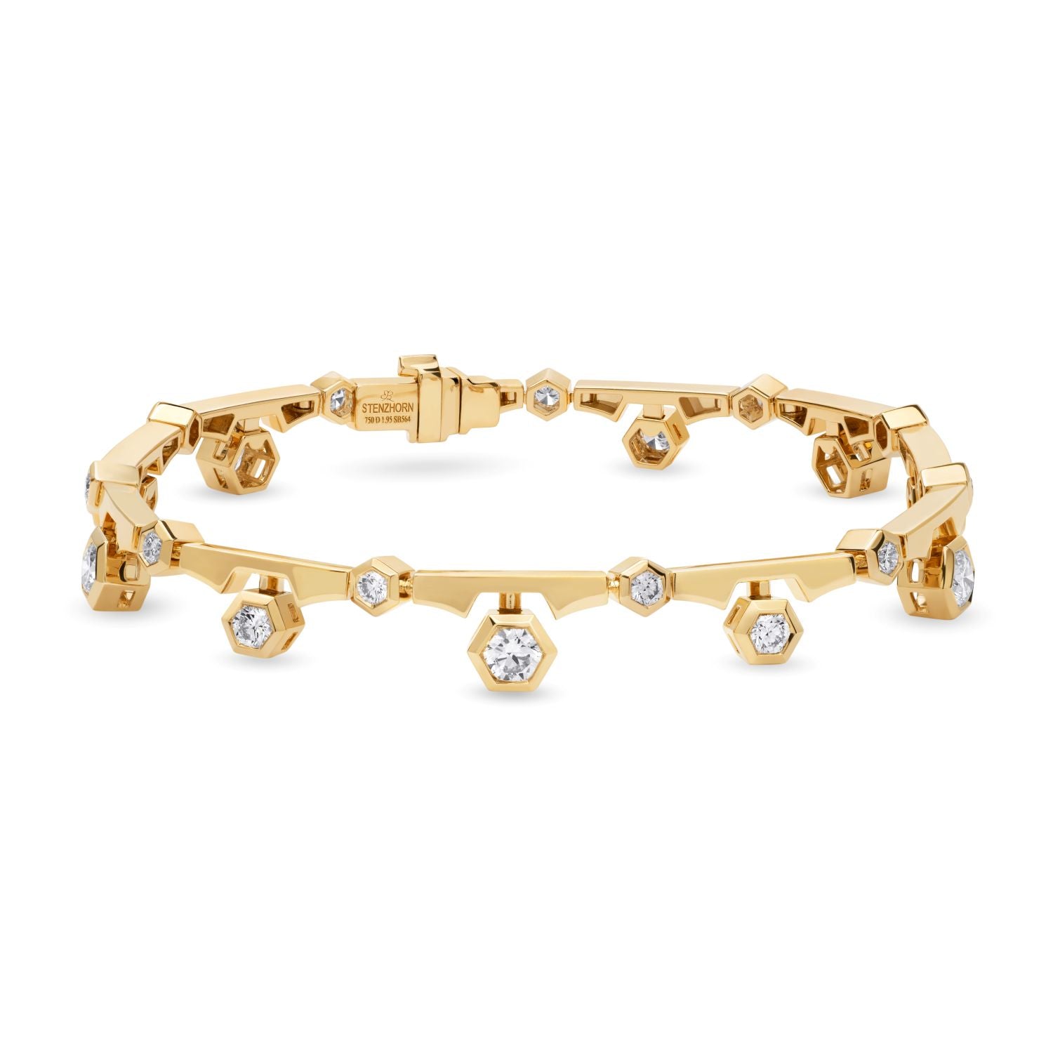 Stern-Armband mit Diamanten