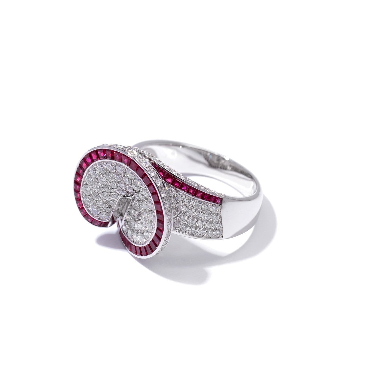 VINTAGE: Ring Diamant Rubin