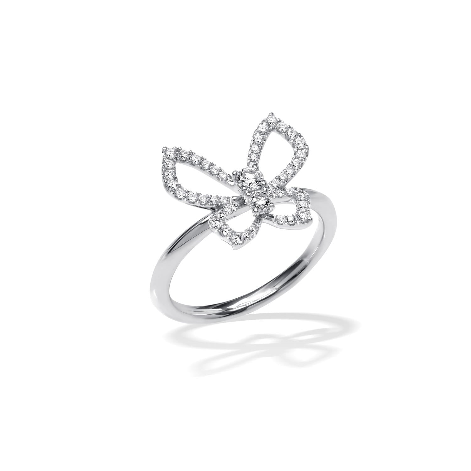 PICCOLE SONATE Butterfly Ring with Diamonds