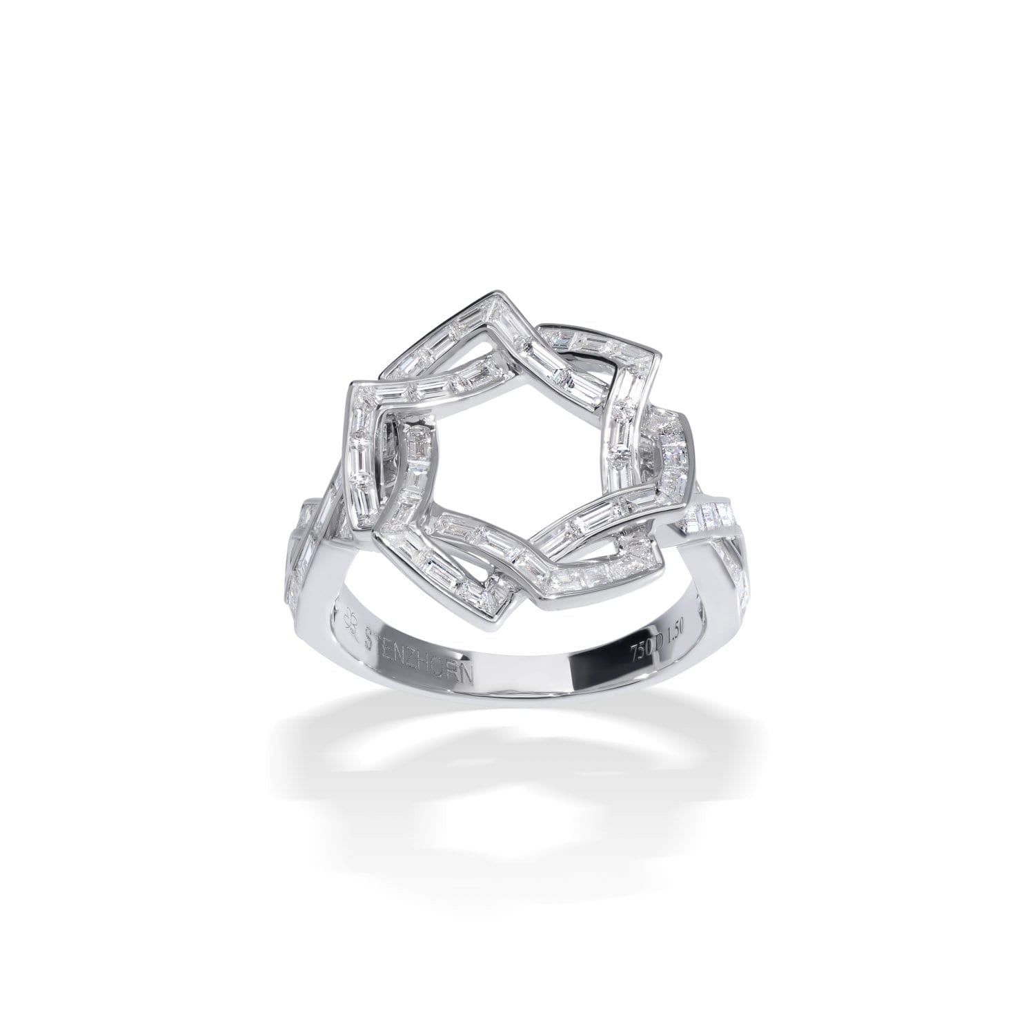 SECRET CIRCLES Baguette Diamond Ring