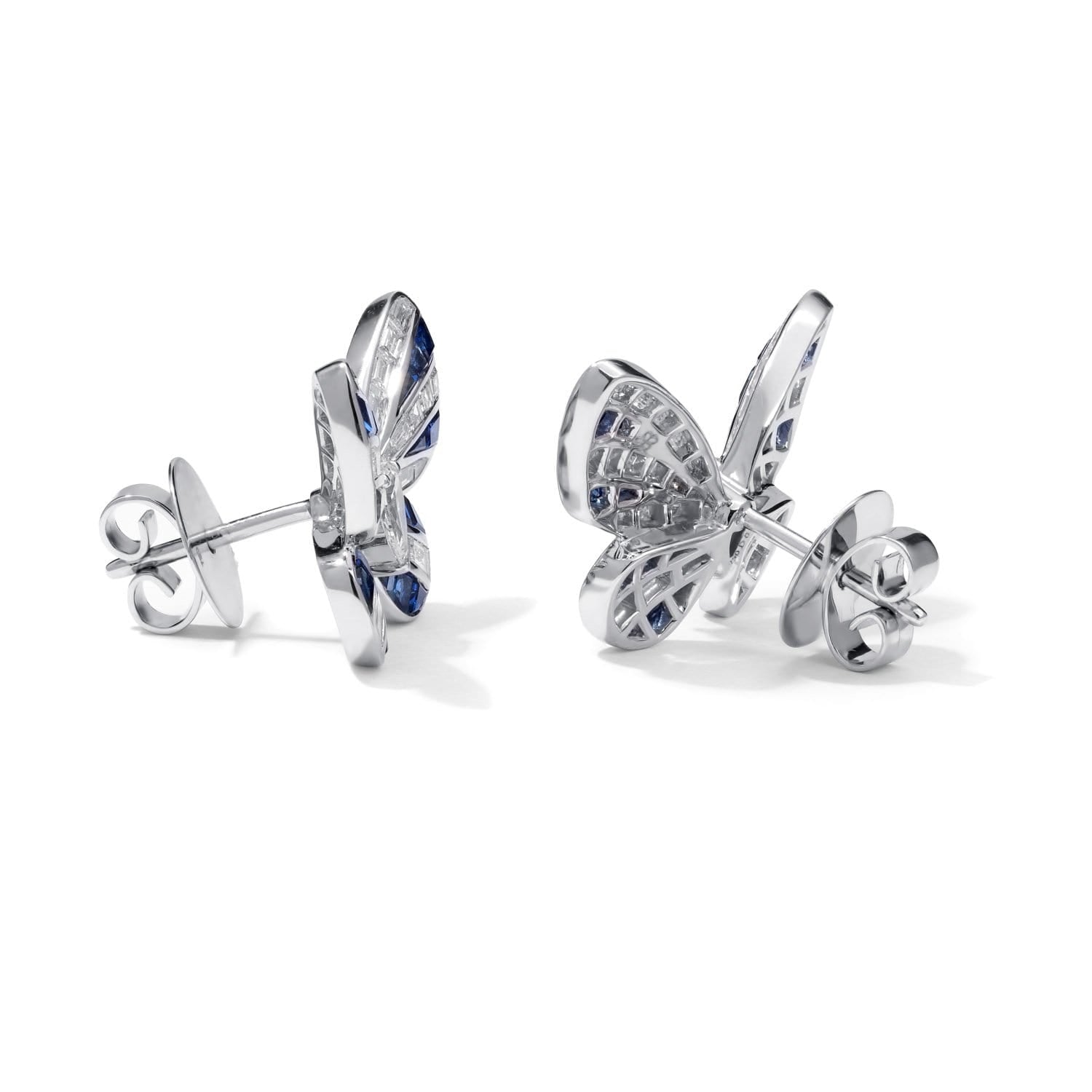 BUTTERFLY LOVERS Sapphire Earrings