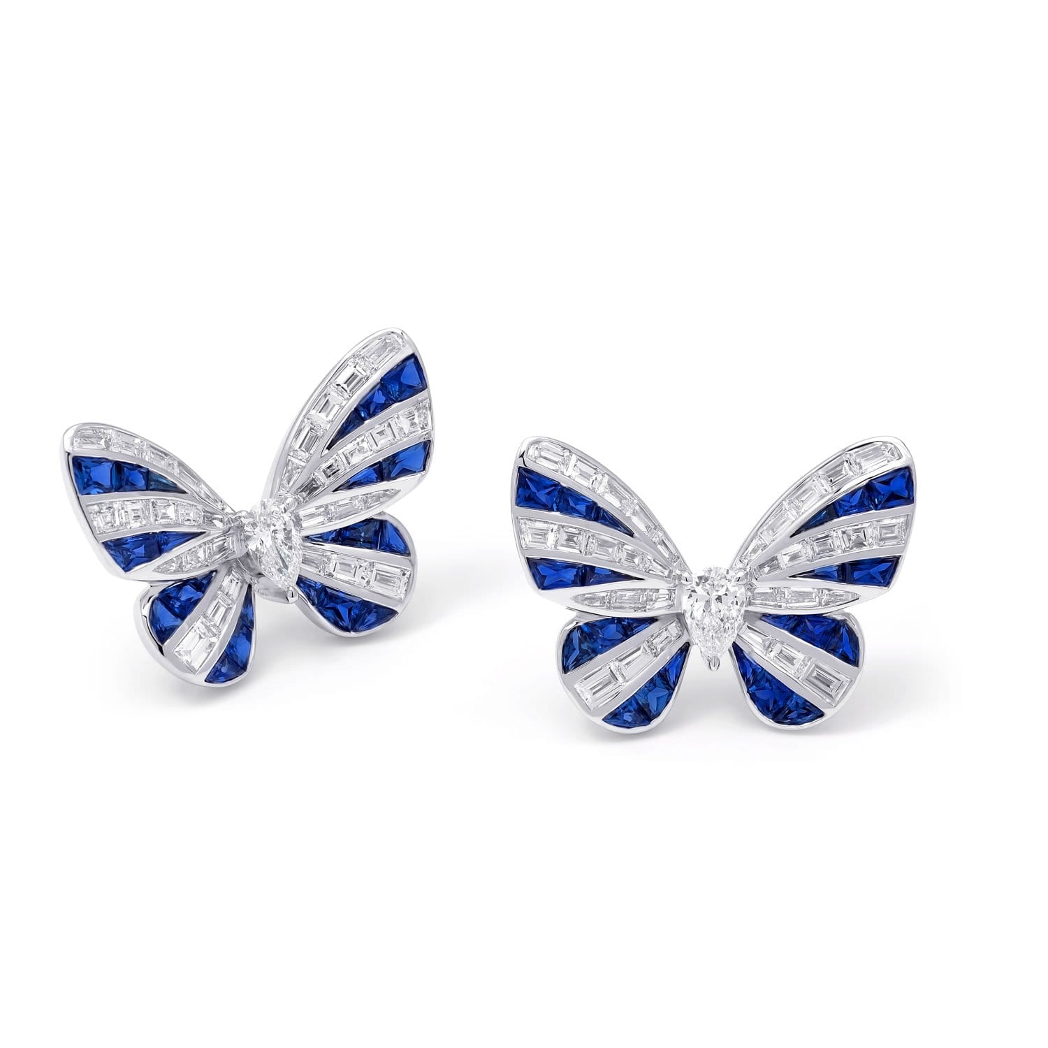 BUTTERFLY LOVERS Sapphire Earrings