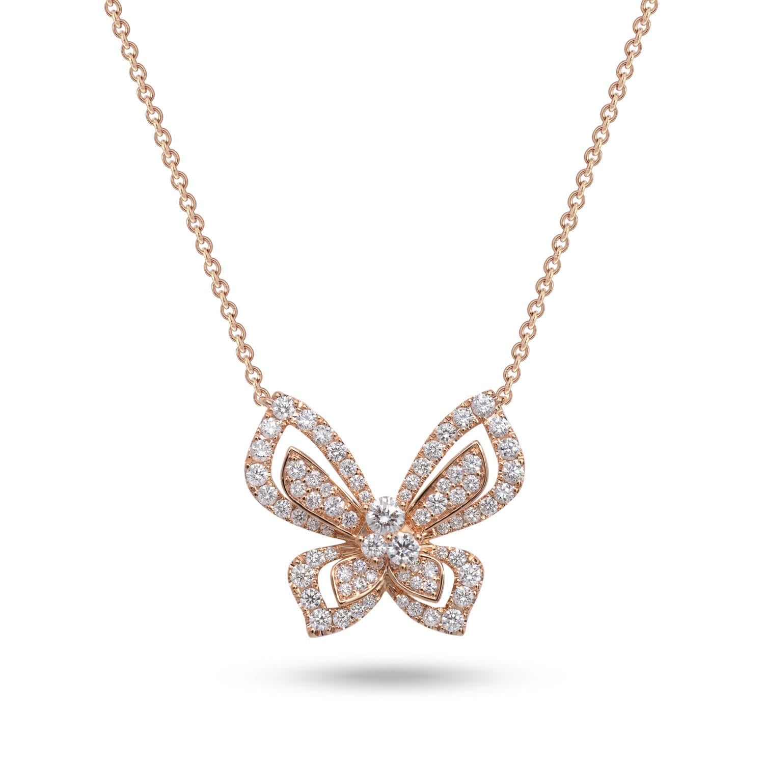 PICCOLE SONATE Butterfly Diamond Necklace