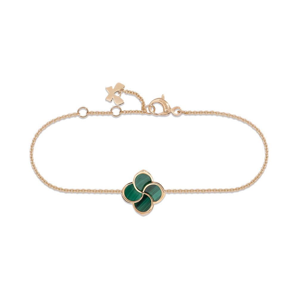 FLUMINA mini Bracelet with Malachite